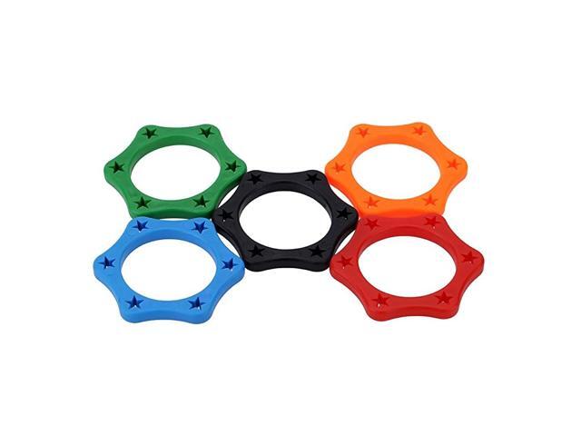 5pcs Rubber Wireless Handheld Microphone Rolling Protection Ring