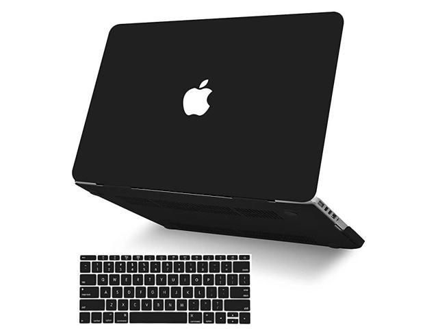 Laptop Case Compatible with MacBook Air 13 Retina 202020192018 Touch ID wKeyboard Cover Plastic Hard Shell Case A1932 2 in 1 Bundle Matte Black