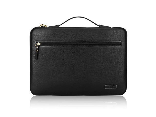 12135 Premium Leather Laptop Sleeve Case Cover Bag for MacBook Pro MacBook Air iPad Pro 129 2018 2017 2016 Laptop Bag for 12135 Surface Lenovo Dell