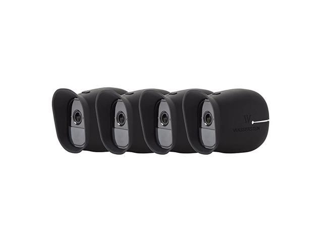 4 x Silicone Skins with sunroof Compatible with Arlo Pro Arlo Pro 2 Smart Security 100 WireFree Cameras Black