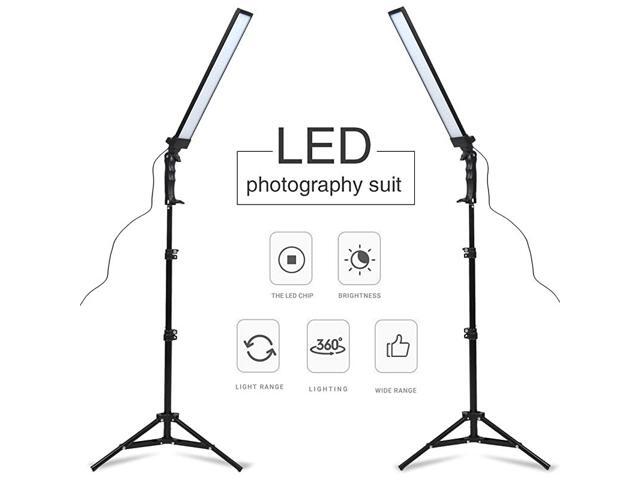 180 LED Light Photography Studio LED Lighting Kit Adjustable Light with Light Stand Tripod Photographic Video Fill Light