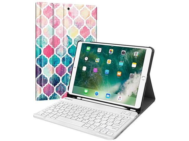 Keyboard Case for iPad Air 3rd Gen 105 2019 iPad Pro 105 2017 SlimShell Stand Protective Cover wMagnetically Detachable Wireless Bluetooth Keyboard