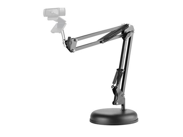 Adjustable Desktop Suspension Boom Scissor Arm Stand Holder with Base for Logitech Webcam C922 C930e C930 C920 C615