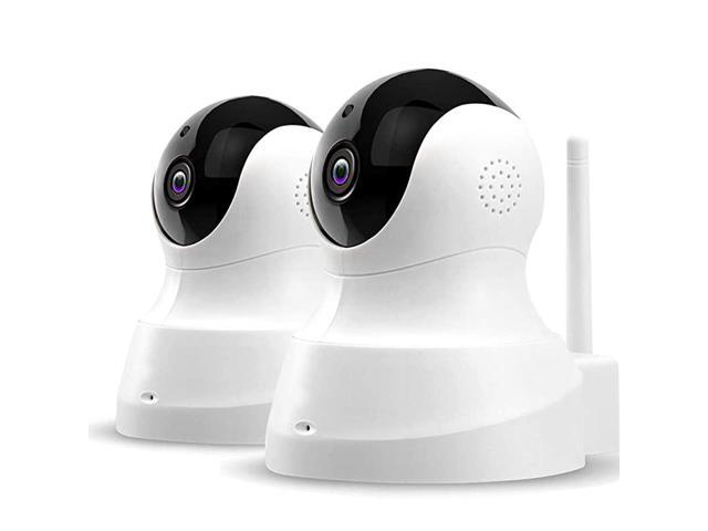 Home Security Camera 1080P FHD Pet Cameras 2Pack Home Security System with Motion Detection TwoWay Audio Night Vision PTZ Indoor Surveillance