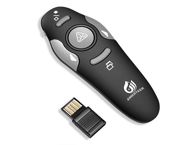 Wireless Presenter PPT Controller Presentation Remote Control Laser Pointer USB Mouse Clicker Flip Pen