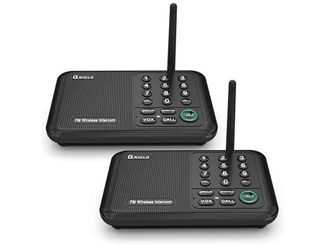 Intercoms Wireless Intercom System for Home Long Range House Intercom System for Office Two Way Wireless Intercom Systems for Business