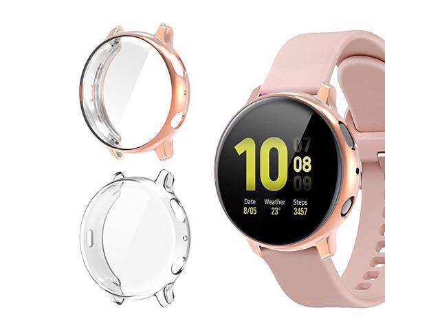 Pack Screen Protector Case for Samsung Galaxy Active 40mm AllAround TPU AntiScratch Flexible Case Soft Protective Bumper Cover for Samsung Galaxy