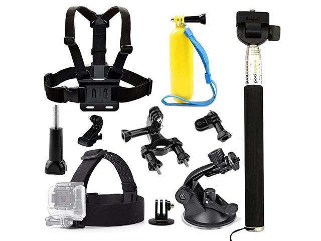 Accessories Compatible with Gopro Hero 8 7CamparkAKASO EK7000 Brave 4Crosstour Waterproof Action Camera Head Strap Chest Harness Car Suction Cup