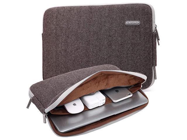 Herringbone Woollen WaterResistant for 13133 Inch Laptop Sleeve Case Bag 13133 Inches Brown