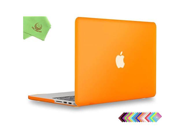 SoftTouch Matte Hard Shell Case for Late 2012Early 2015 Version MacBook Pro 13 with Retina Display No CDROM Models A1502A1425 Orange