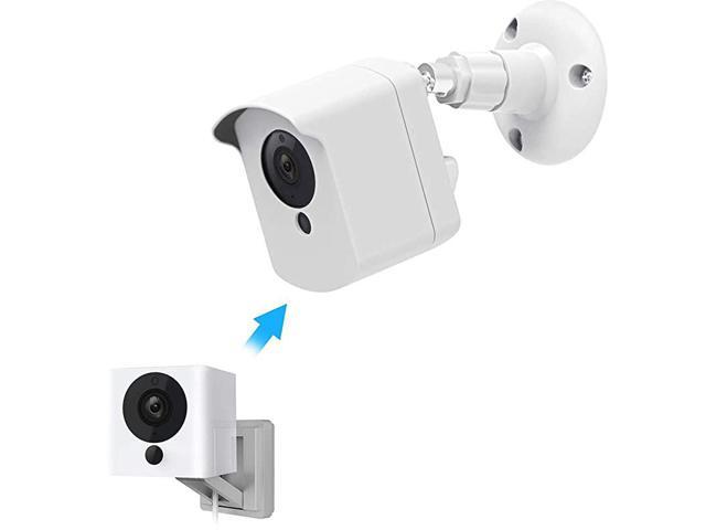 Wyze Camera Wall Mount Bracket Protective Cover with Security Wall Mount for Wyze Cam V2 V1 and Ismart Spot Camera Indoor Outdoor Use White 1 Pack by