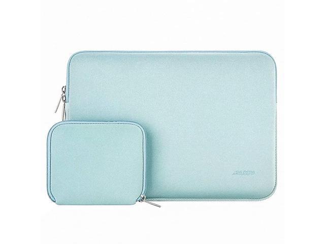 Laptop Sleeve Compatible with 13133 inch MacBook Pro MacBook Air Notebook Computer Water Repellent Neoprene Bag with Small Case Mint Green