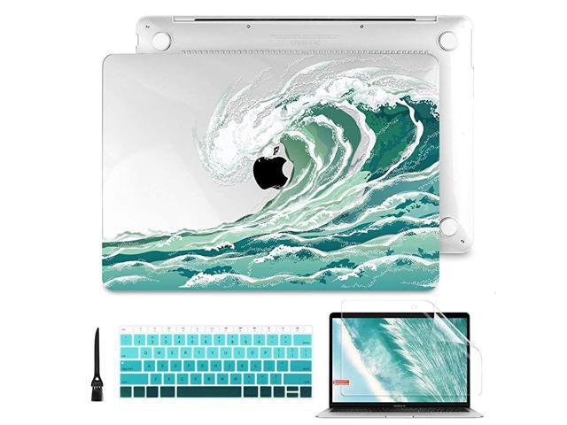 MacBook Air 13 Inch Case 2020 2019 2018 Release A2337 A2179 A1932Pattern Clear Hard Case Shell Cover with Keyboard Cover Screen Protector for New