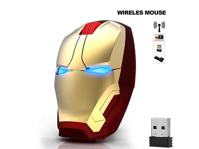 Wireless Mouse 24 G Portable Game Optical Mice with USB Receiver for Notebook PC Laptop Computer MacBook + 8G USB Flash Drive