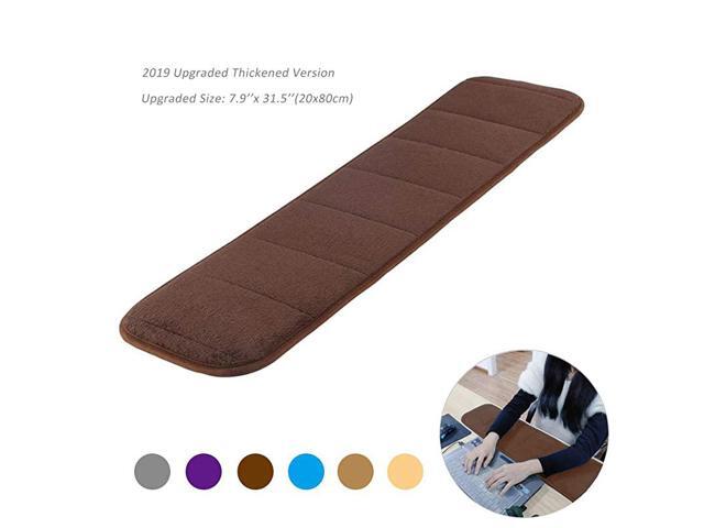 Computer Wrist Elbow Pad Creatiee Premium Memory Cotton Desktop Keyboard Arm Rest Support Mat for Office Desktop Working Gaming Less Elbow