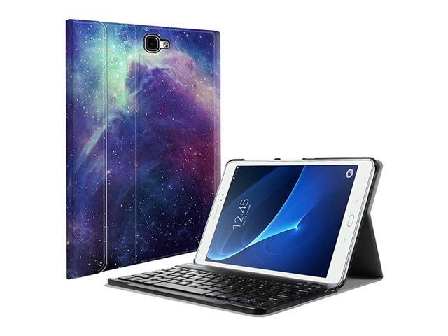Keyboard Case for Samsung Galaxy Tab A 1012016 NO S Pen VersionSlim Lightweight Stand Cover wMagnetically Detachable Wireless Bluetooth Keyboard
