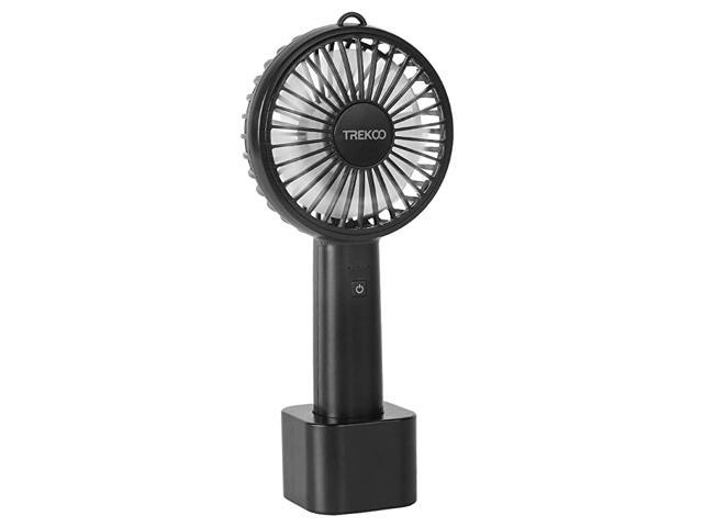 Mini Handheld Fan 12h Working 2600mAh Small Personal Portable Table Fan with USB Rechargeable Battery Operated Cooling Desk Fan with Base for