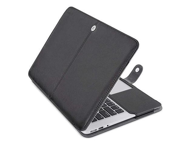 MacBook Air 13 inch Case Premium PU Leather Case Book Folio Protective Stand Cover Sleeve Compatible with MacBook Air 13 inch A1466 A1369 Older