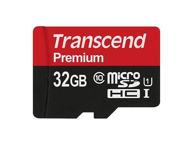 32GB microSDHC Class10 Uhs1 Memory Card with Adapter 60 MBS TS32GUSDU1