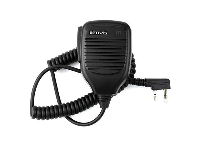 Shoulder Speaker Mic 2 Pin Two Way Radio Micphone for Baofeng UV5R UV82 888S H777 RT21 RT22 RT27 Arcshell AR5 2 Way Radio1 Pack