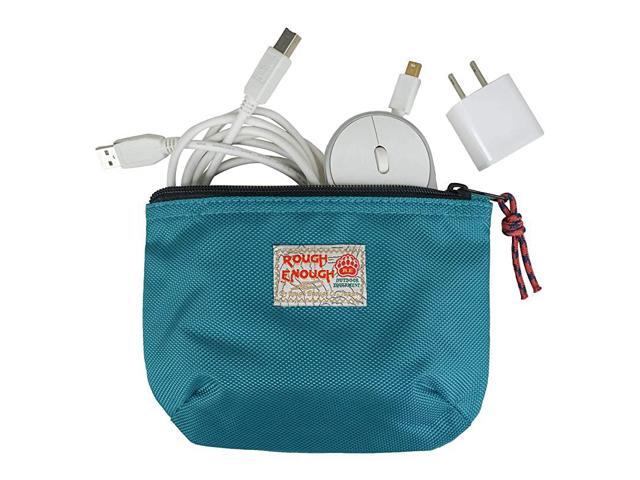 Enough Small Travel Power Bank USB Charger Cable Case Organizer Bag Pouch with Zipper for Mac Electronics Tech Accessories Magic Mouse Toiletry
