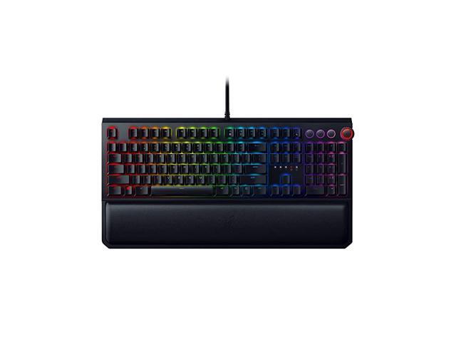 BlackWidow Elite Esports Gaming Keyboard MultiFunction Digital Dial with Dedicated Media Controls Ergonomic Wrist Rest Green Mechanical Switches