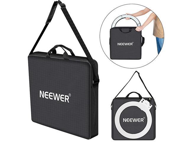 Photography Carrying Bag Protective Case Compatible with 18 inches Camera Ring Light 21x21 inches52x52 Centimeters Durable Nylon Light Weight Black
