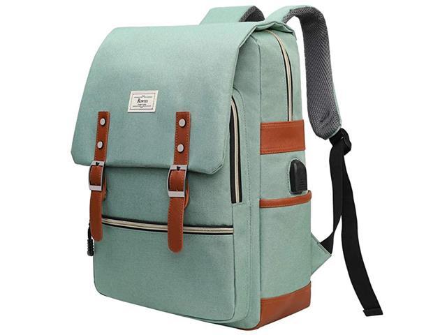 Unisex College Bag Bookbags for Women Fits up to 156 Laptop Casual Rucksack School Backpack Daypacks LightGreen