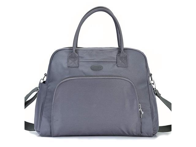 Drew Carry On Weekender Overnight Travel Shoulder Bag for 156 Inch Laptop Computers for Women Grey V2