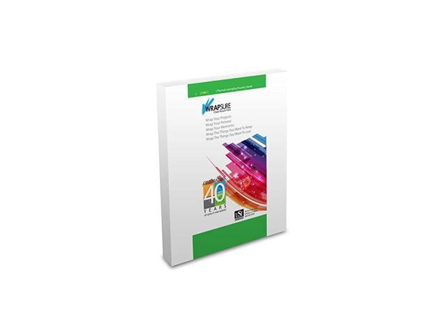 USI Thermal Hot Laminating PouchesSheets Letter Size 3 Mil 9 x 11 12 Inches Clear Gloss 100Pack