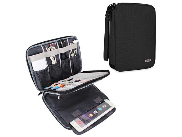 Electronic Organizer Travel Cable Organizer Cord Bag for Earphone USB Flash Drive Memory Card and More Compatible with Up to 97 iPad or Tablet