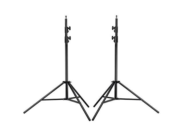 PRO 9 Feet 260cm Heavy Duty Aluminum Alloy Photography Photo Studio Light Stands Kit for Video Portrait and Photography Lighting 2 Pieces
