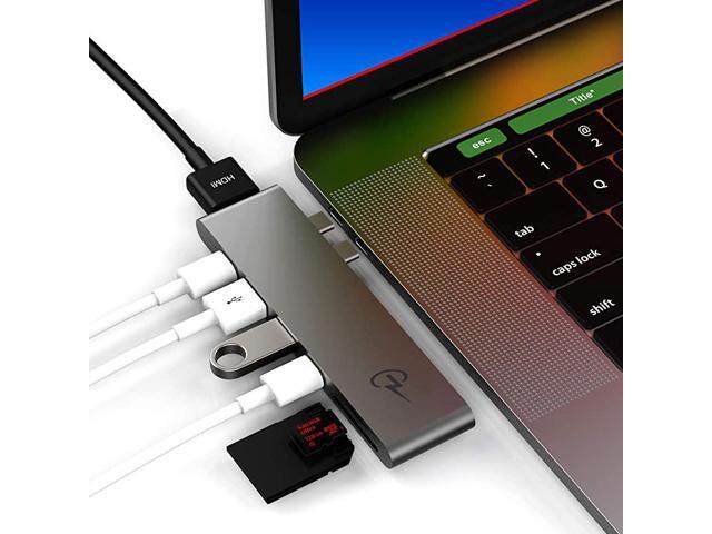 USB C Hub for MacBook Pro 16 15 13 2020 2019 2018 MacBook Air 2020 2019 2018 100W Power HDMI 4K 2 USB 30 microSD SD card reader USB C port MacBar