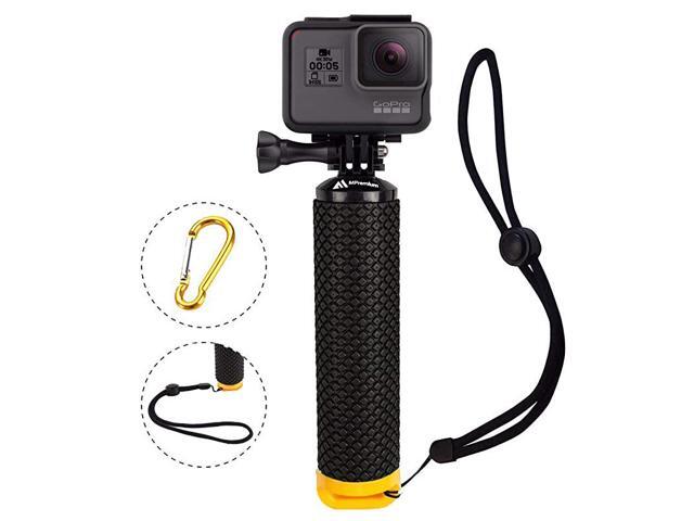 Floating Hand Grip Compatible with GoPro Hero 9 8 7 6 5 4 3+ 2 1 Session Black Silver Camera Handler Handle Mount Accessories Kit for Water Sport