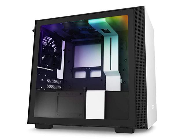 H210i CAH210iW1 MiniITX PC Gaming Case Front IO USB TypeC Port Tempered Glass Side Panel Cable Management WaterCooling Ready Integrated RGB