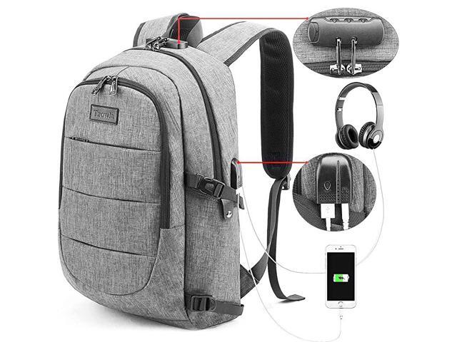 Backpack Water Resistant AntiTheft Travel Bag with USB Charging Port and Lock 14156 Inch Computer Business Backpacks for Women Men College School