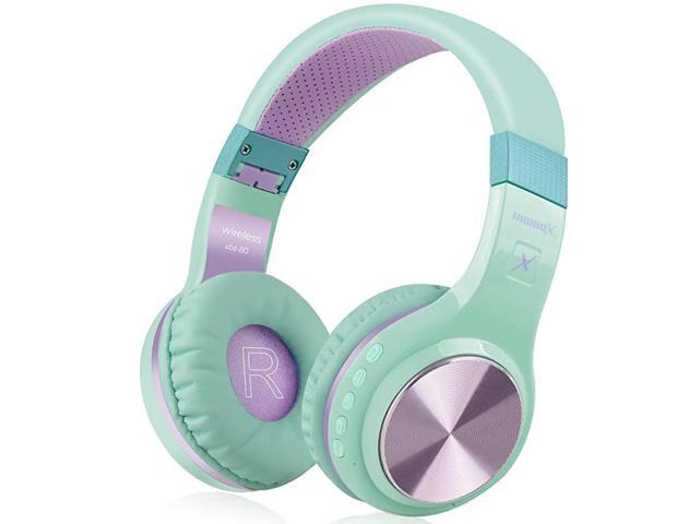 Bluetooth Headphones XBT80 Folding Stereo Wireless Bluetooth Headphones Over Ear with Microphone and Volume Control Wireless and Wired Headset for