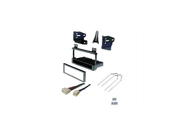Car Stereo Dash Kit Wire Harness and Radio Tool to Install a Single Din Aftermarket Radio for select Ford Lincoln Mazda Mercury Vehicles Compatible
