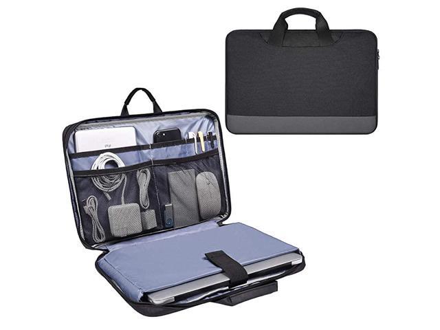 13 Inch Laptop Bag Men Women Travel Briefcase with Organizer Waterproof Laptop Sleeve for Lenovo Chromebook Surface Pro 7654 Macbook Air 13 A2179