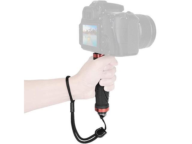 Camera Handle Grip Support Mount with Camera Wrist Strap Handlegrip Camera Stabilizer with 14 Male Screw for Digital Video Camera Camcorder Action