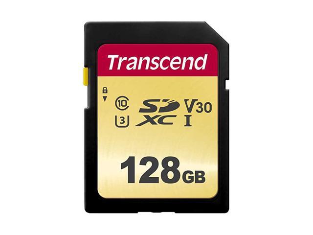 TS128GSDC500SE 128GB UHSI U3 SD Memory Card MLC