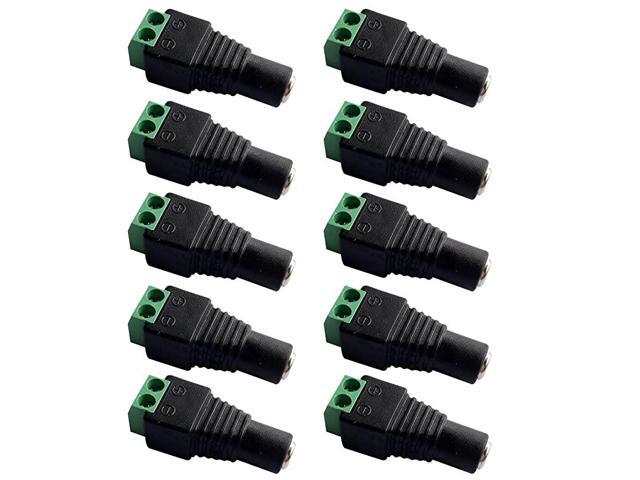 Female 12v DC Power Jack Adapter Connector for Led Strip CCTV Camera
