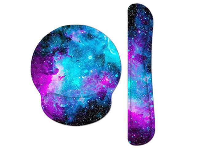 Wrist Rest Pad and Mouse Pad with Wrist Support Memory Foam Set for ComputerLaptopMacGamingOffice Durable Comfortable Lightweight for Easy Typing