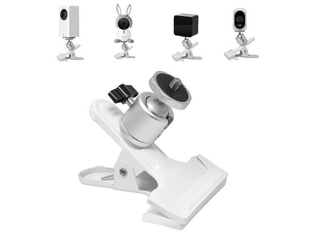 Clip Clamp Mount Compatible with Wyze Cam Pan Desk Clip Clamp Holder Compatible with Wyze Cam Pan Arlo Arlo Pro Arlo Baby Monitor and Other Camera