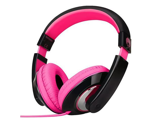 On Ear Stereo Headphones Earphones for Adults Kids Childs Teens Adjustable Heavy Deep Bass for MP34 DVD Smartphones Laptop Tablet in CarAirplane