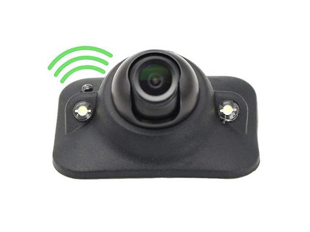 HD Blind Spot Side View Camera Reverse Camera FrontSide View Camera with Autodimming LEDs NO Drilling MirrorNonMirror Image Adjustable Easy