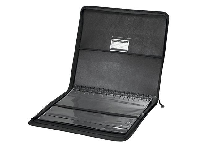 LCP1114 Presentation Case with IDBusiness Card Holder Black 11 x 14