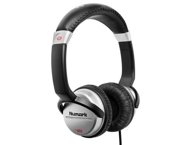 HF125 UltraPortable Professional DJ Headphones With 6ft Cable 40mm Drivers for Extended Response Closed Back Design for Superior Isolation