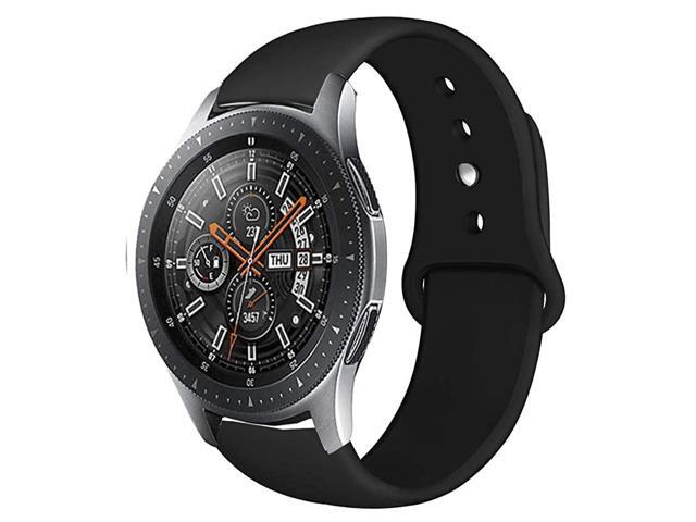Samsung Gear S3 FrontierSamsung Galaxy Watch 46mm Bands22mm Silicone Breathable Replacement Strap QuickRelease Pin for Gear S3 Frontier Smart Watch