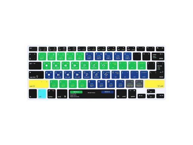 Traktor Kontrol S4 Shortcuts Hotkey Silicone Keyboard Cover Skin for MacBook Air 13for MacBook Pro131517 with or wOut Retina Display2015 or Older
